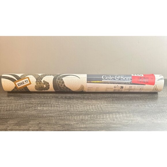 NEW Cole and Son Safari Dance Wallpaper Neutral Charcoal 109/8036 Elephants - Picture 5 of 10